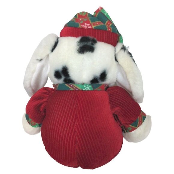Snowflake Friends Christmas Puppy Dog Plush Slippers Stuffed Animal 14.5" - Picture 3 of 5